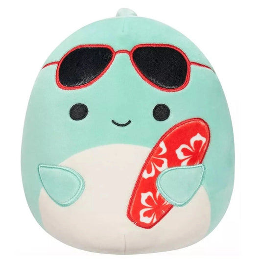 Squishmallow Perry The Dolphin with Surfboard 8"