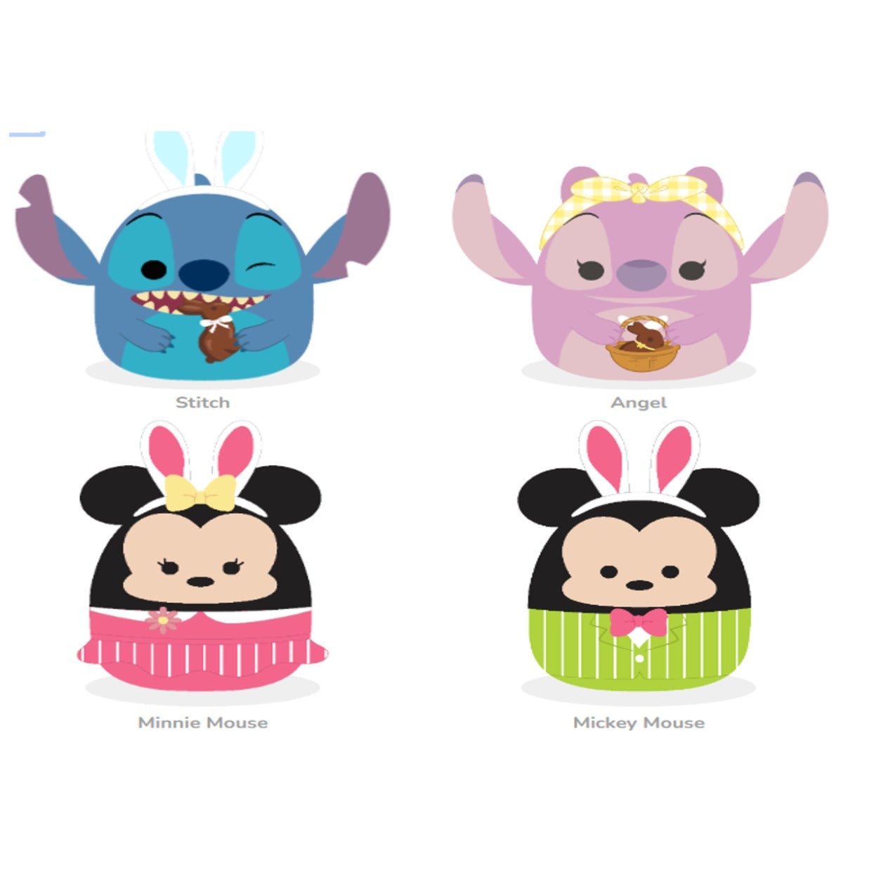 Squishmallows 8" Disney Easter Squad