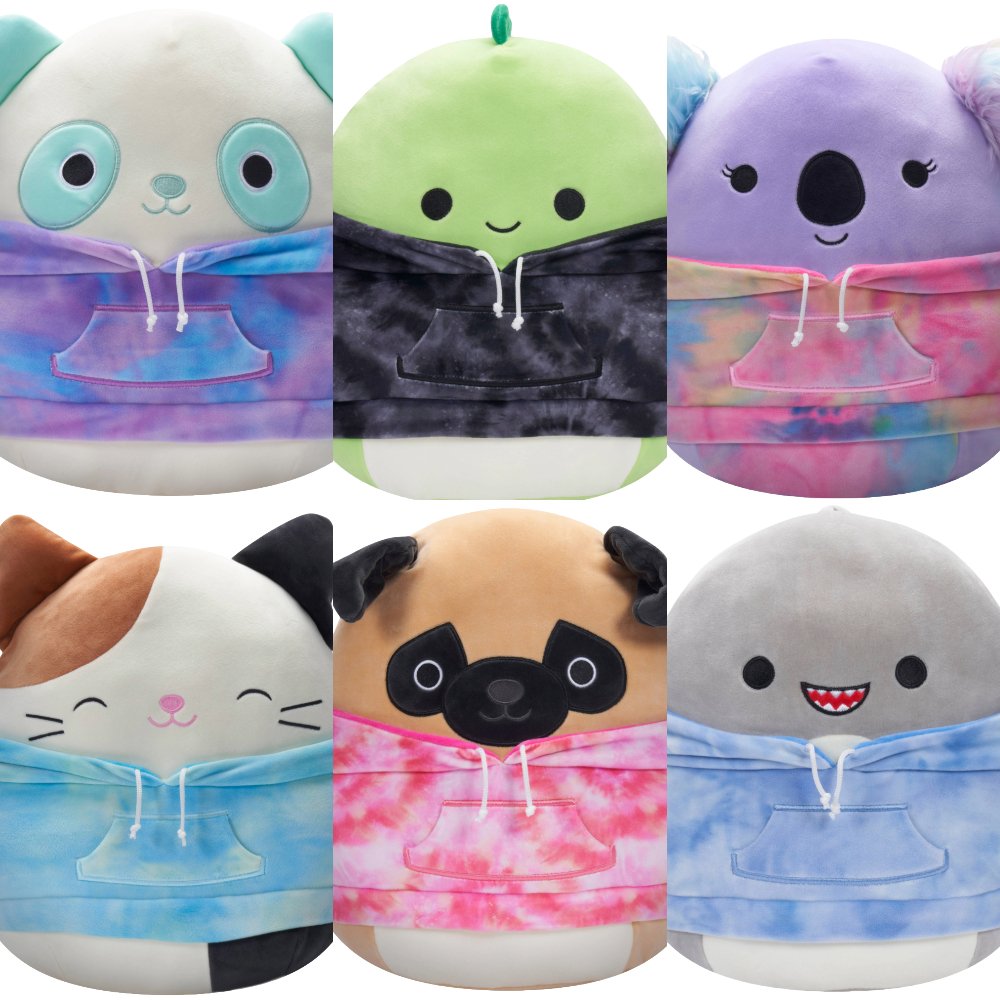 Squishmallows 8" Hoodie Assortment SQCR00601