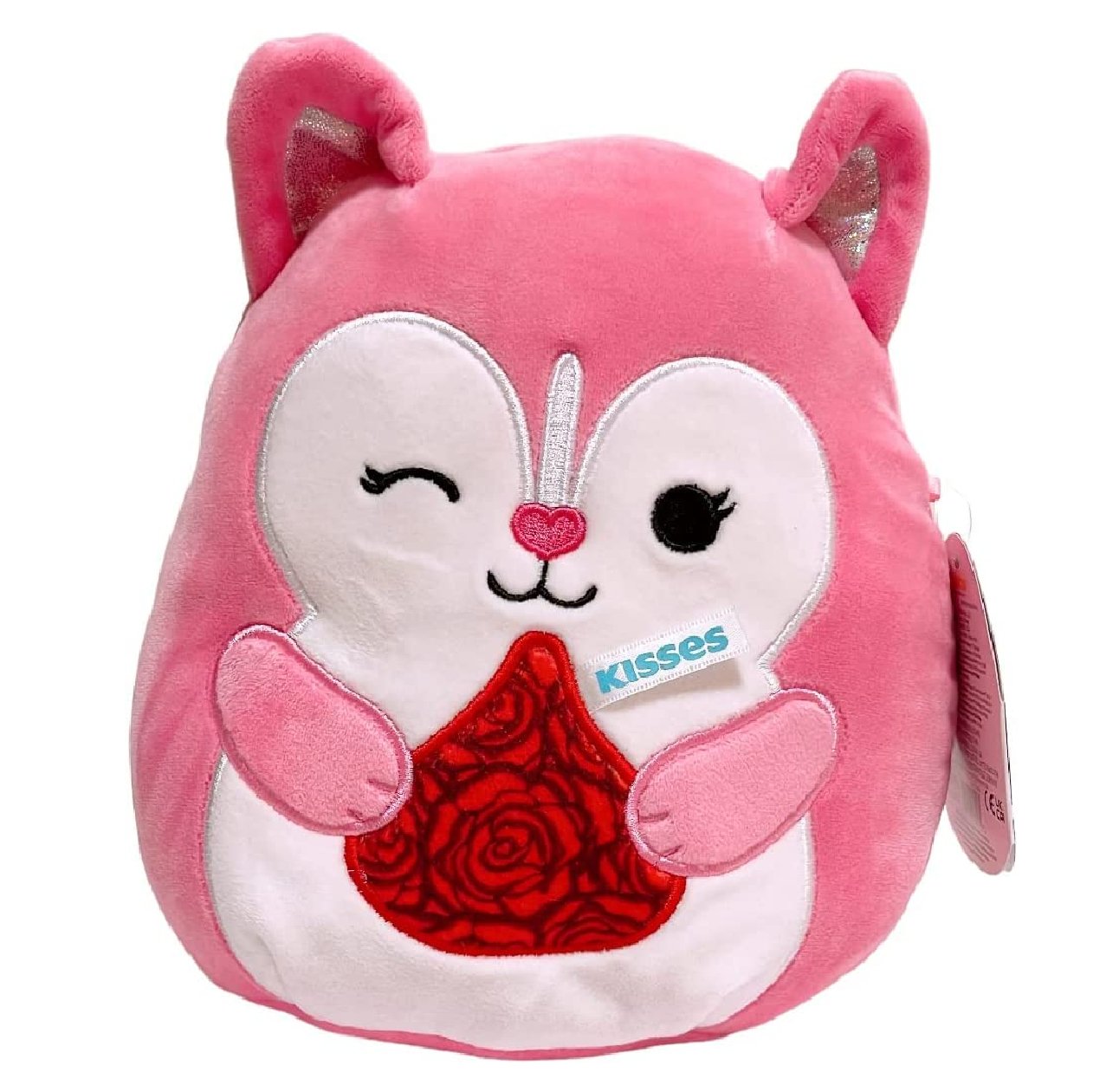 Squishmallows Hershey Varity The Husky Dog Kisses 8"