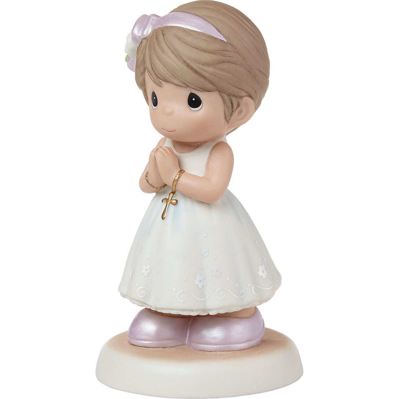 Standing Communion Girl Standing - Brunette Hair, Medium Skin