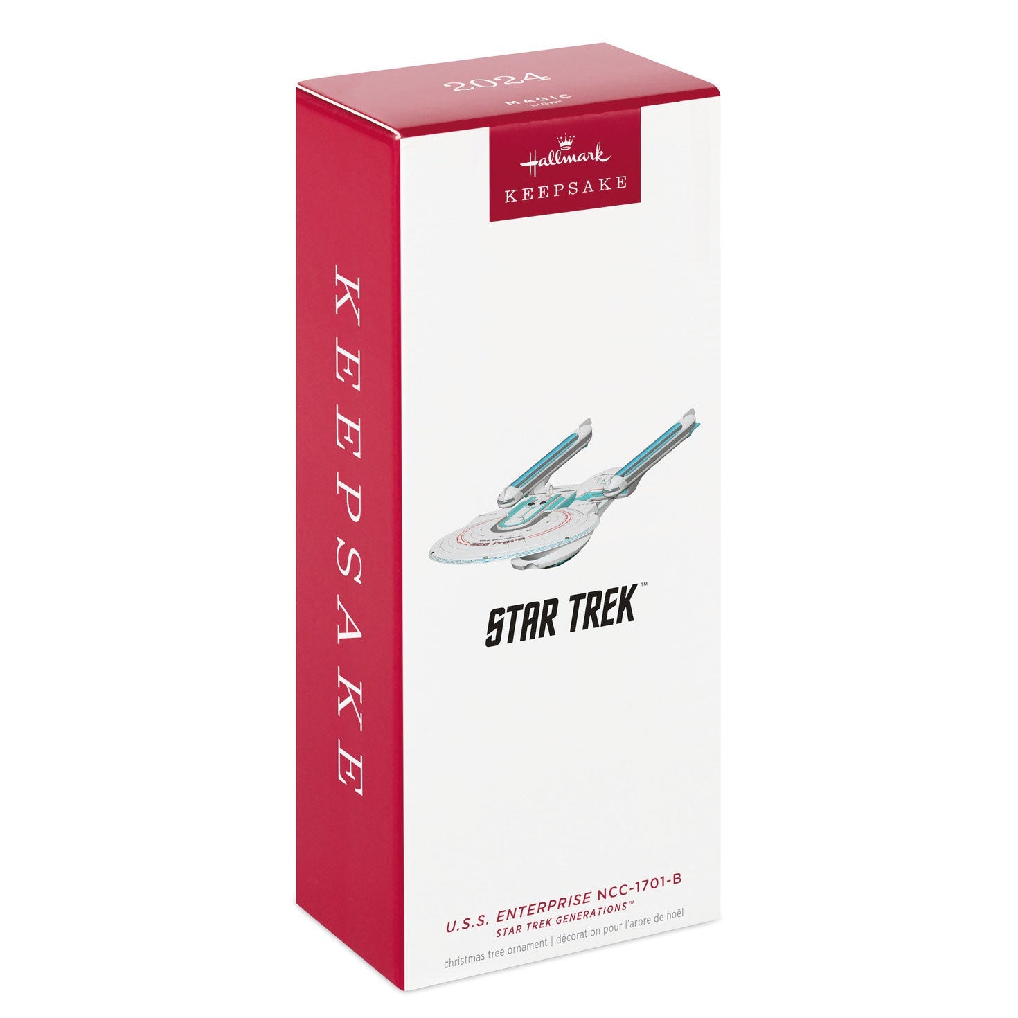 Star Trek Generations U.S.S. Enterprise NCC - 1701 - B 2024 Keepsake Ornament