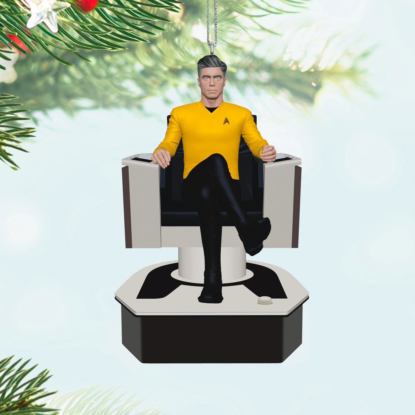 Star Trek: Strange New Worlds Captain Christopher Pike 2024 Keepsake Ornament