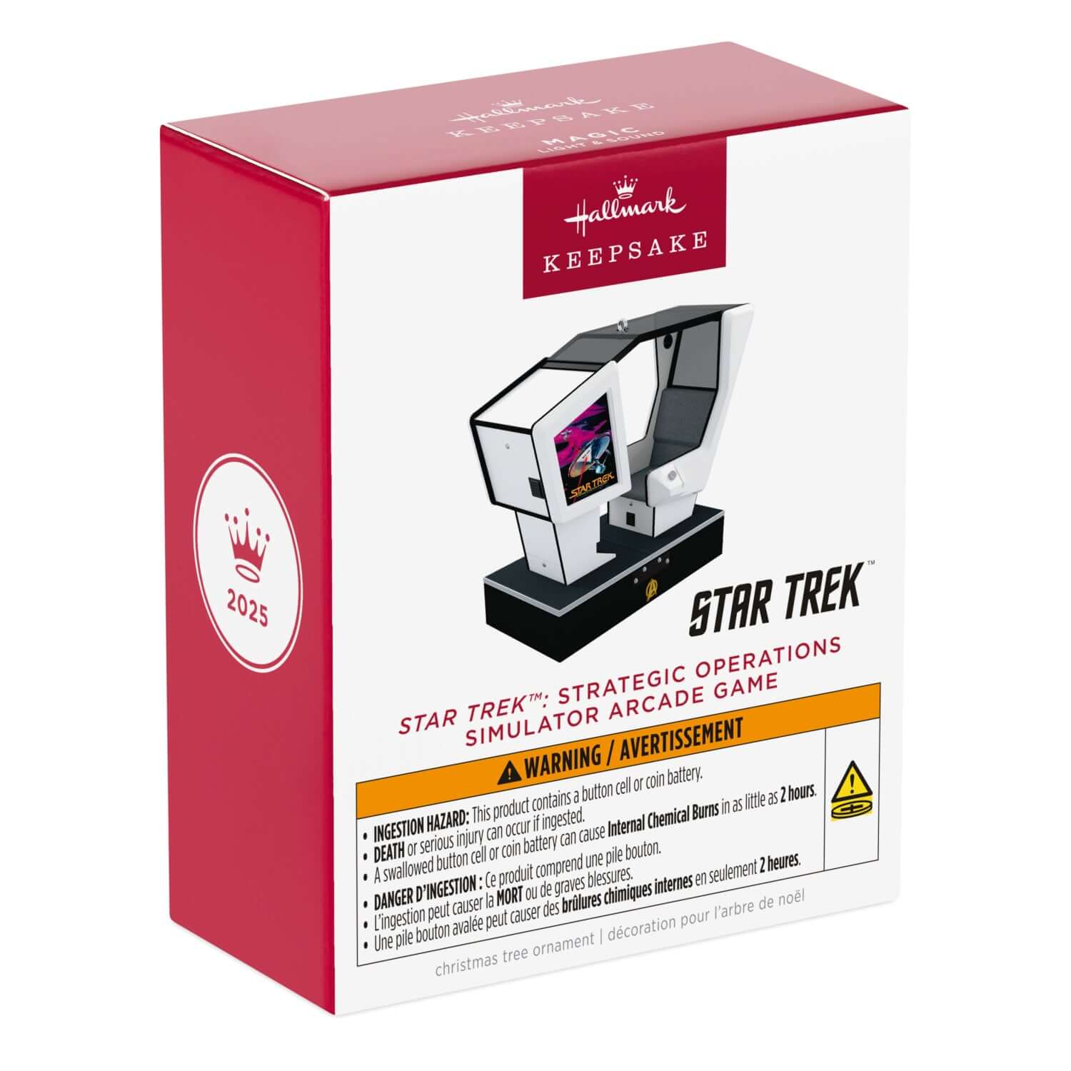 Star Trek: Strategic Operations Simulator Arcade Game Star Trek 2025 Keepsake Ornament