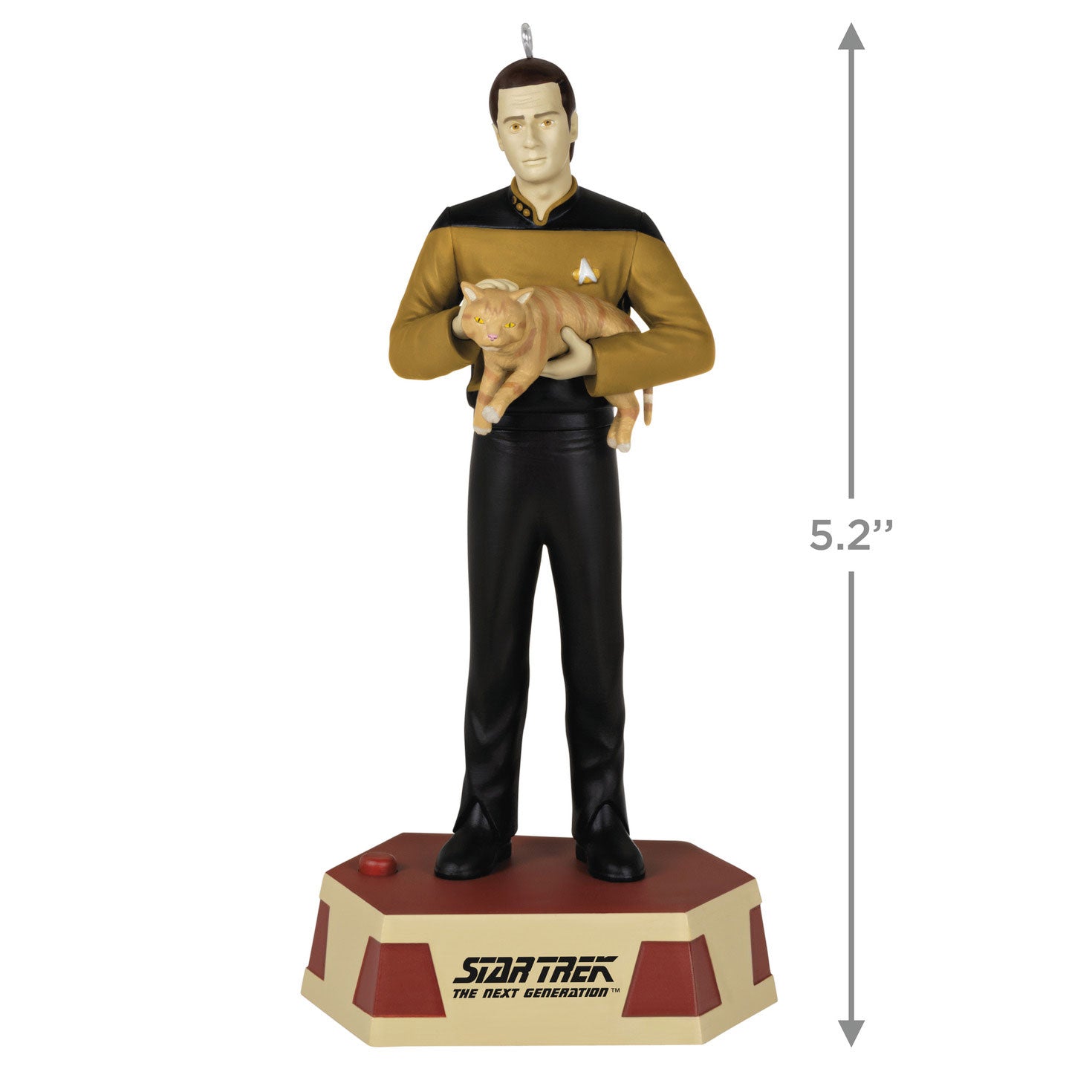 Star Trek: The Next Generation Data's Ode to Spot, 2023 Keepsake Ornament With Sound