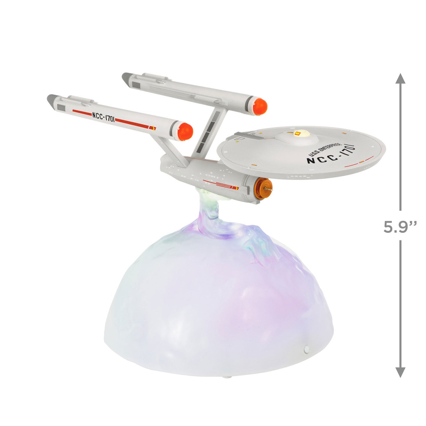 Star Trek U.S.S. Enterprise NCC 1701 Tabletop Decoration With Light and Sound