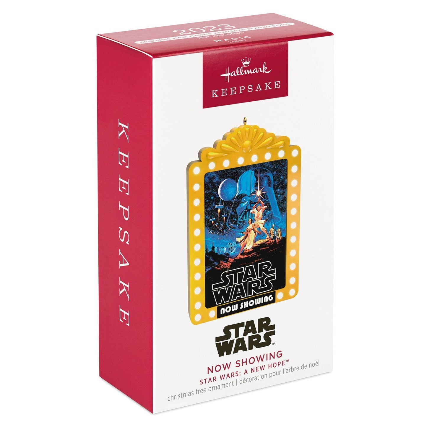 Star Wars: A New Hope Now Showing, 2023 Keepsake Ornament With Light