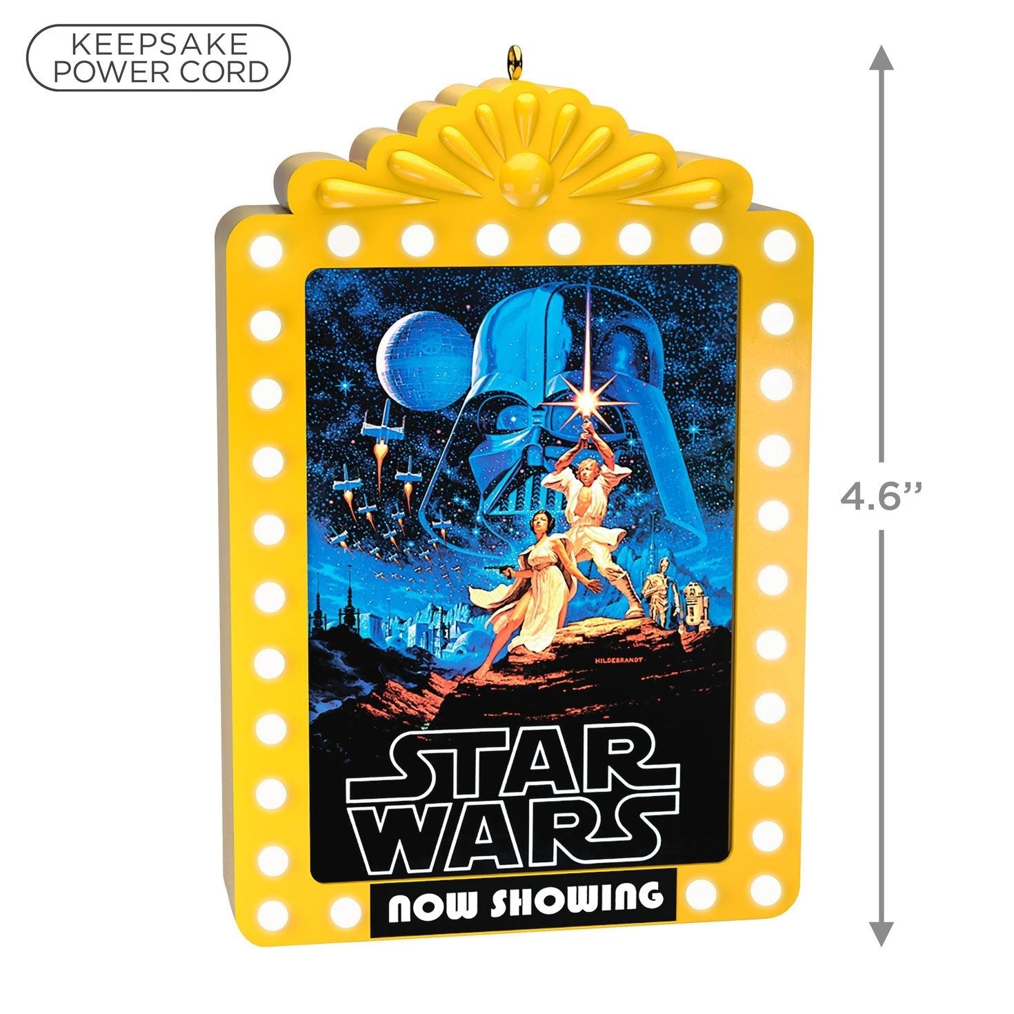 Star Wars: A New Hope Now Showing, 2023 Keepsake Ornament With Light