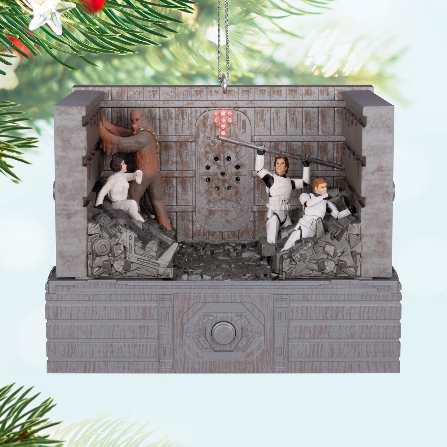 Star Wars: A New Hope "Shut Down the Garbage Mashers!" 2024 Keepsake Ornament, Sound and Motion