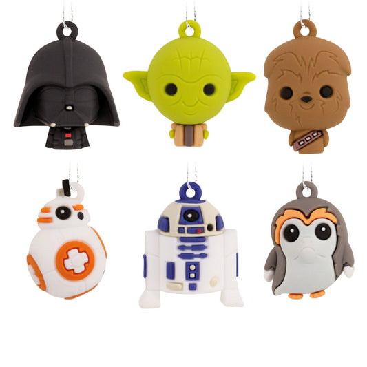 Star Wars Characters Miniature Hallmark Ornaments, Set of 6