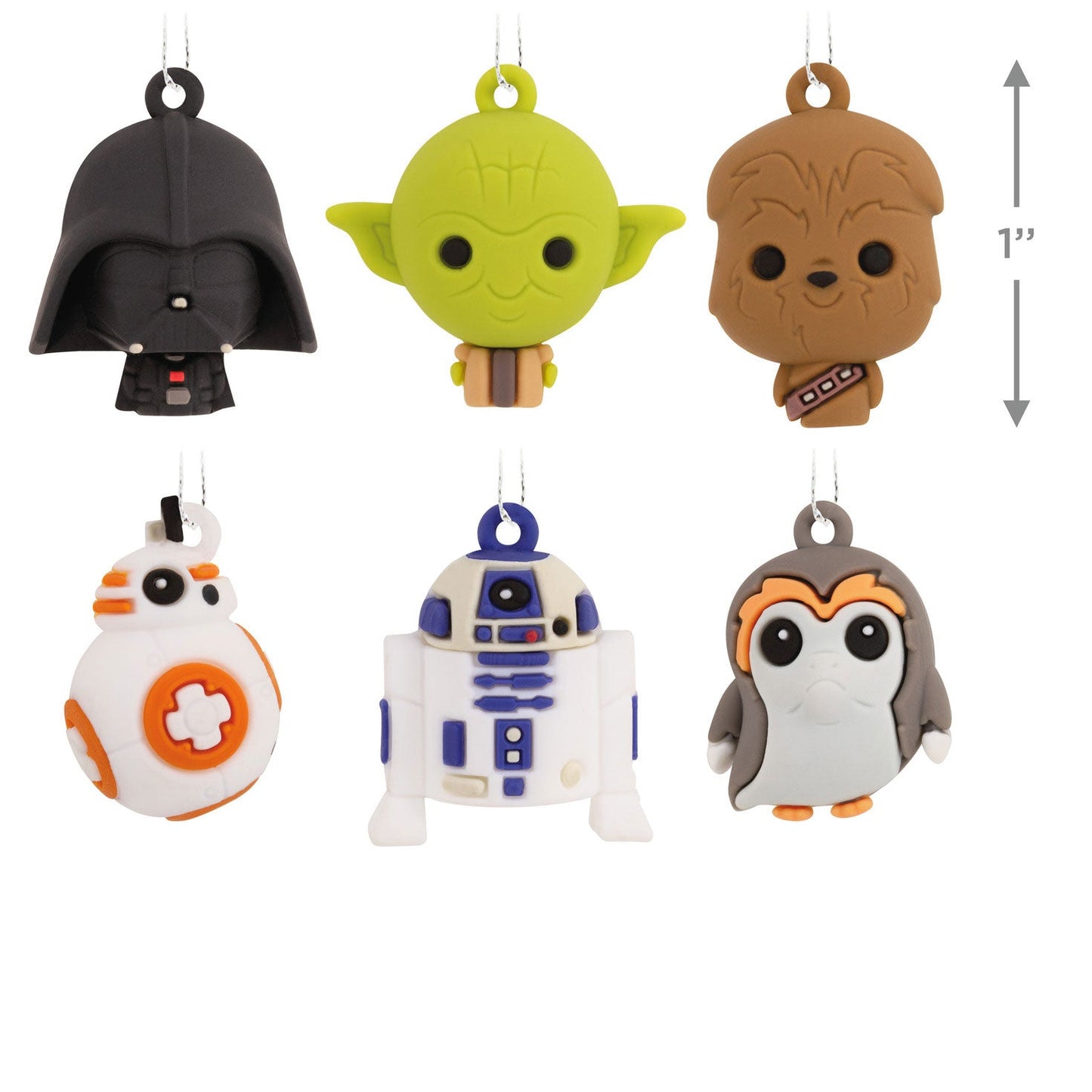 Star Wars Characters Miniature Hallmark Ornaments, Set of 6