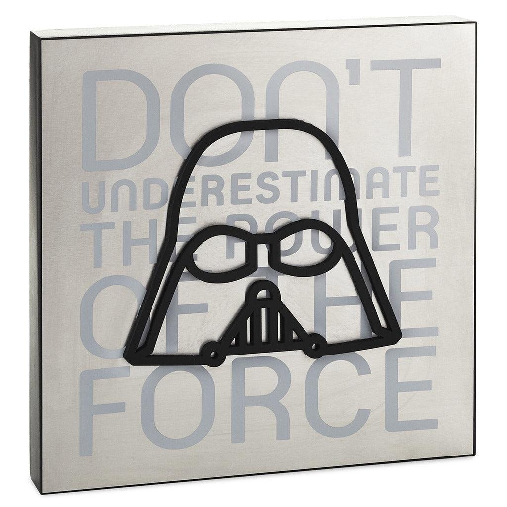 Star Wars™ Darth Vader™ Power of the Force Wood Quote Sign, 10.5x10.5