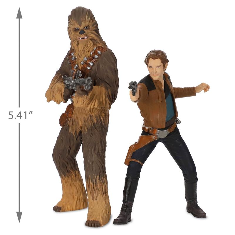 Star Wars - Han Solo and Chewbacca (Set of 2), 2018 Keepsake Ornaments