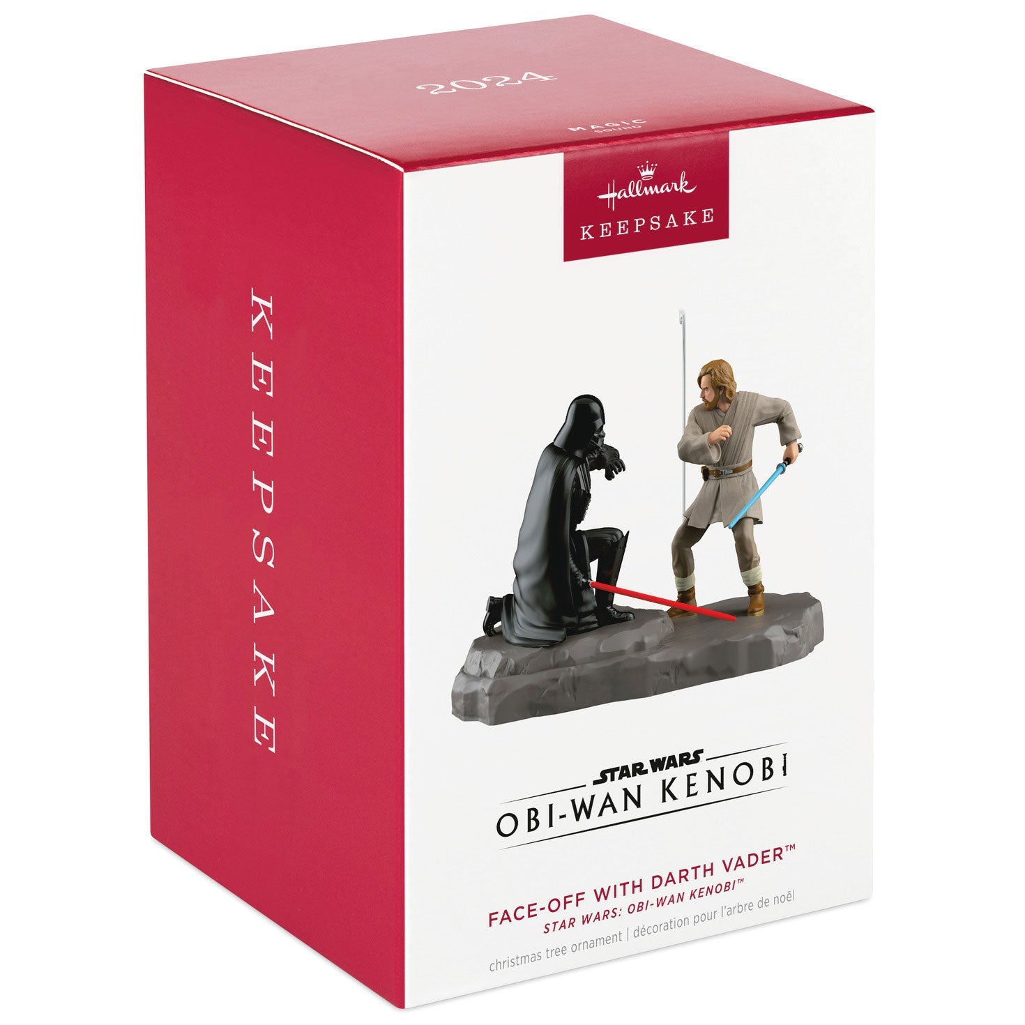 Star Wars: Obi-Wan Kenobi Face-Off With Darth Vader 2024 Keepsake Ornament