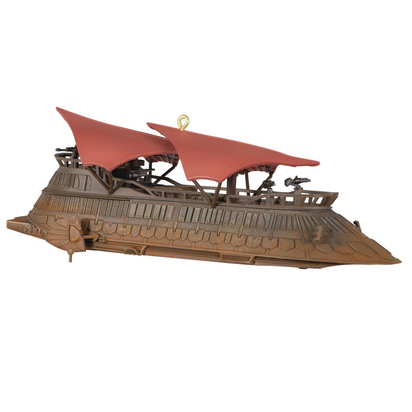 Star Wars: Return of the Jedi Jabbas Sail Barge, The Khetanna, 2023 Keepsake Ornament With Sound