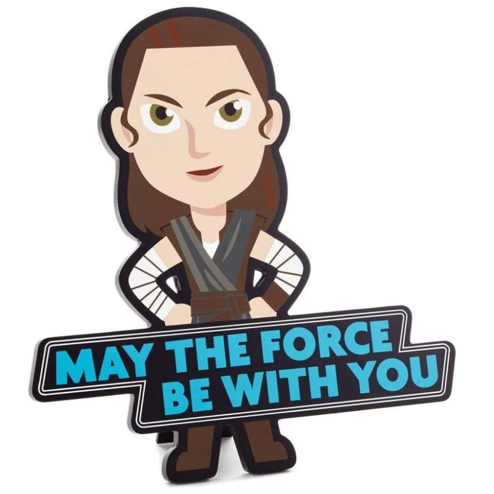 Star Wars Rey May The Force Be With You Wall Decor Plaque