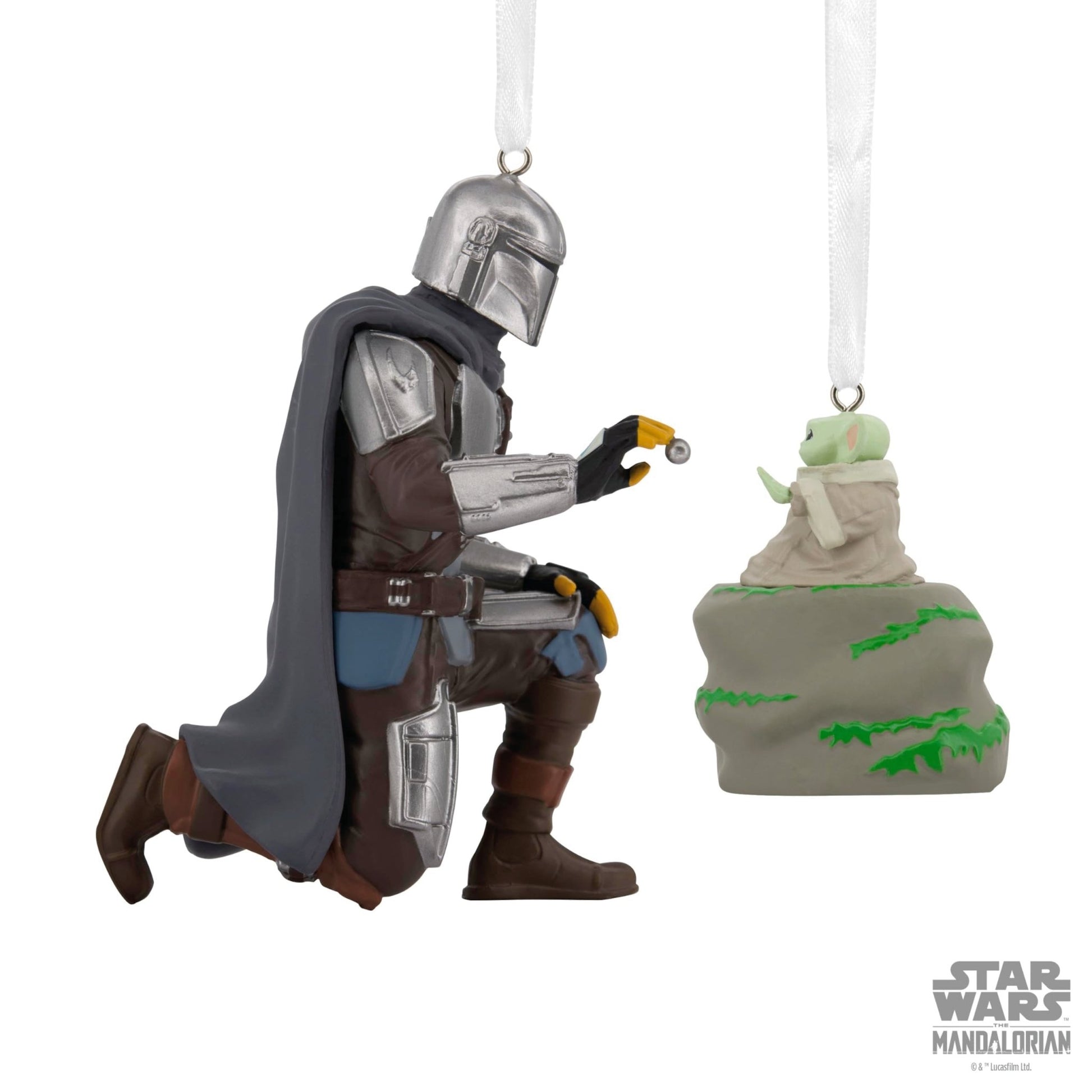 Star Wars: The Mandalorian and Grogu Hallmark Ornaments, Set of 2, May The 4th