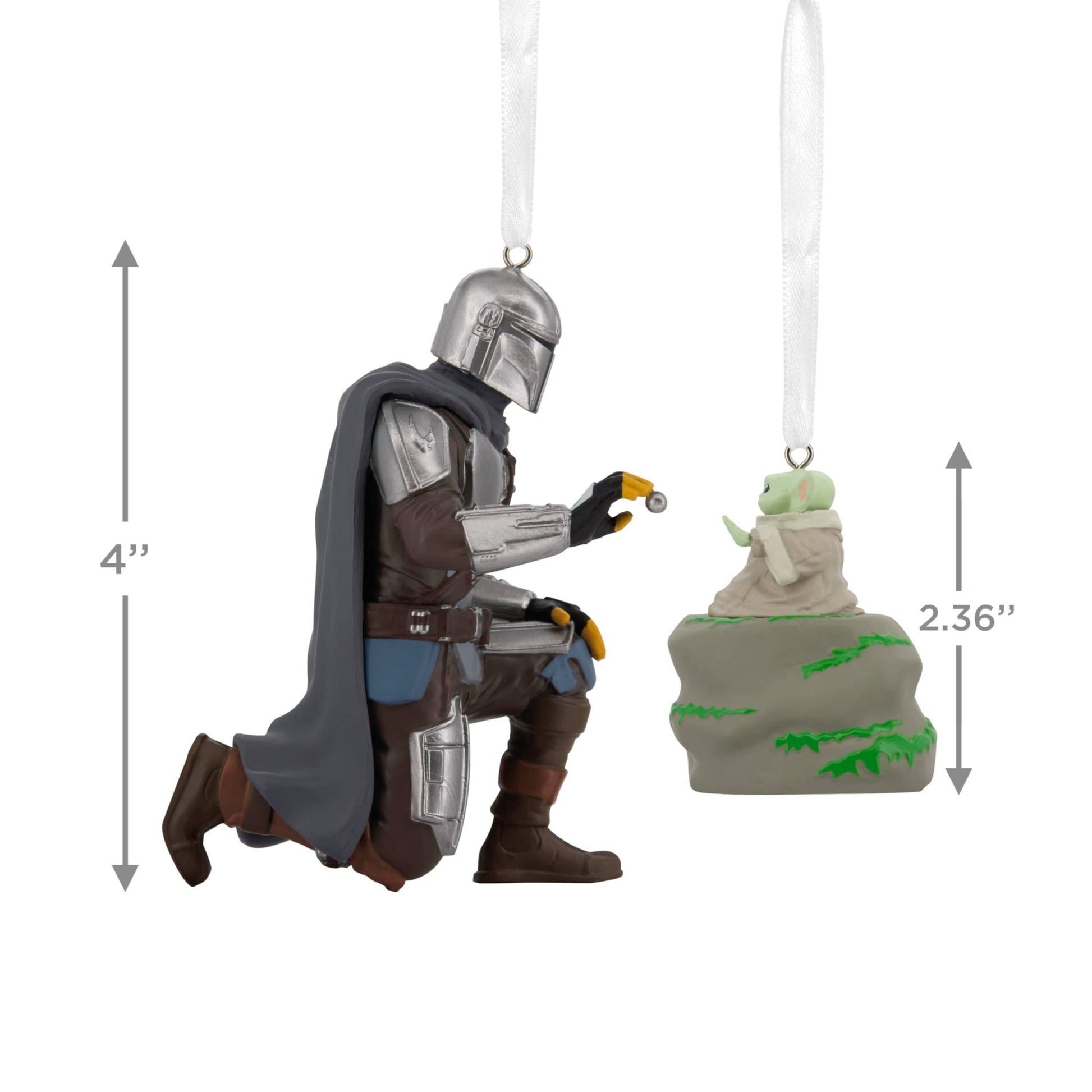 Star Wars: The Mandalorian and Grogu Hallmark Ornaments, Set of 2, May The 4th