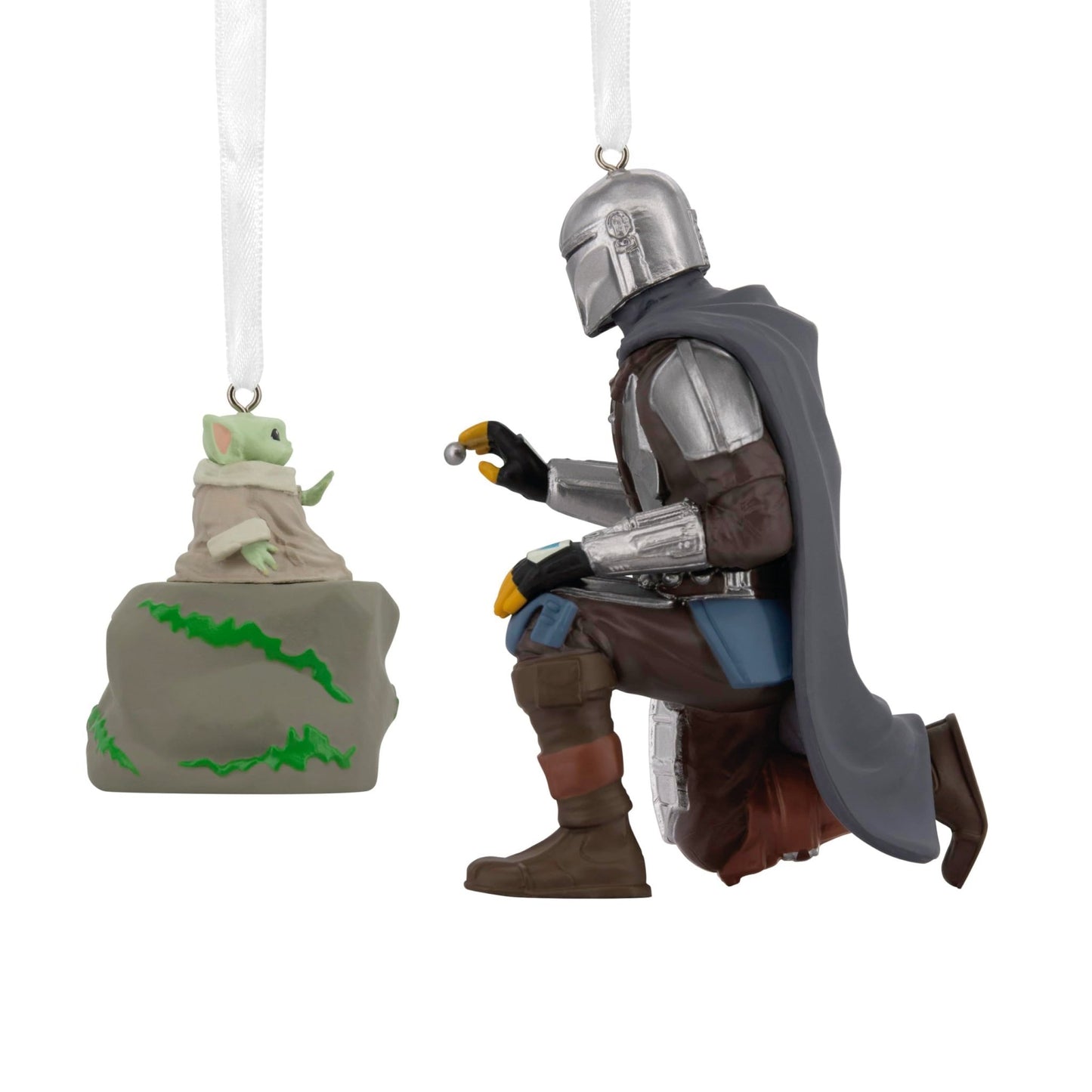 Star Wars: The Mandalorian and Grogu Hallmark Ornaments, Set of 2, May The 4th