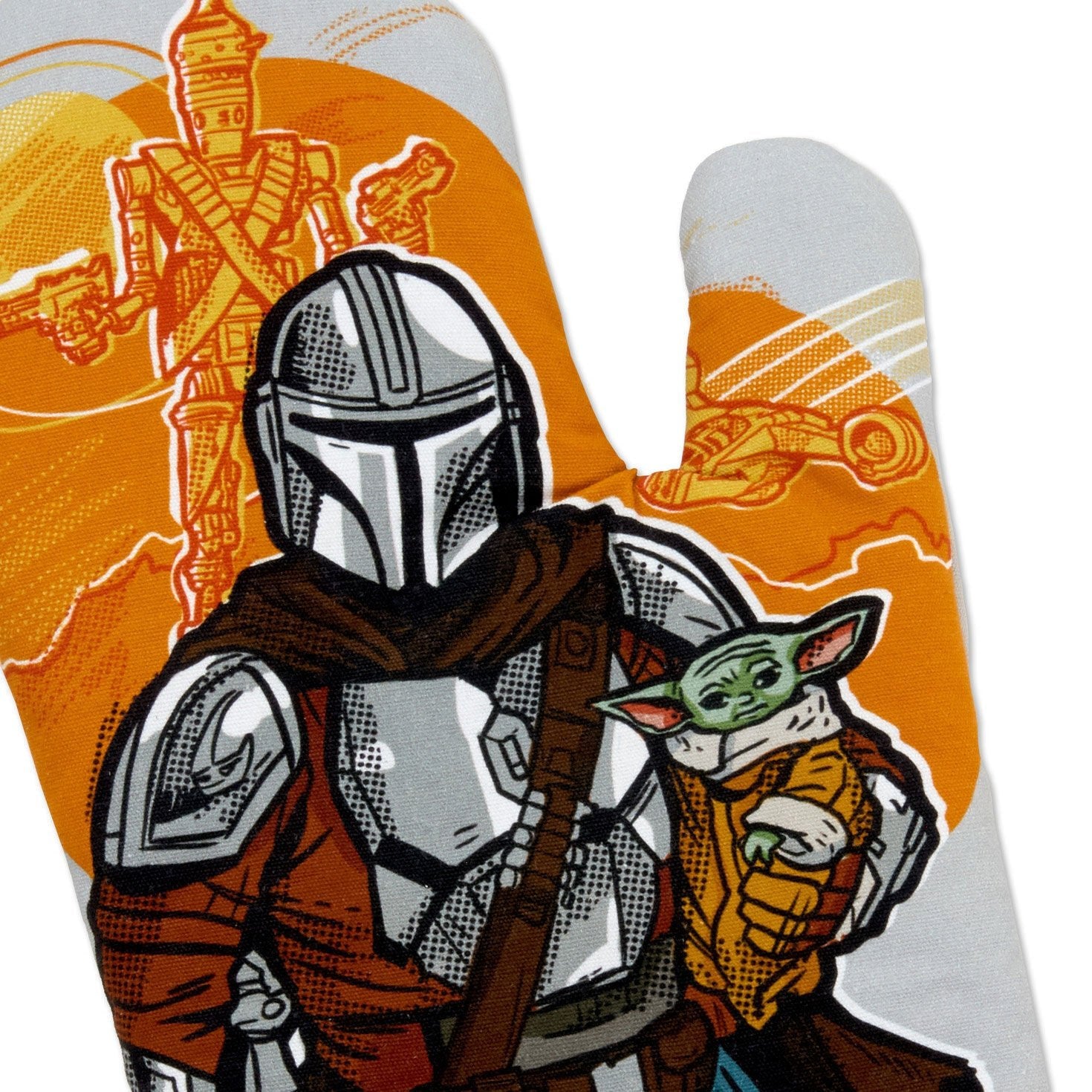 Star Wars: The Mandalorian™ Grill Fork and Oven Mitt, Set of 2