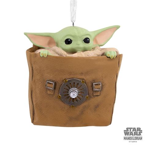 Star Wars: The Mandalorian Grogu in Bag Hallmark Ornament