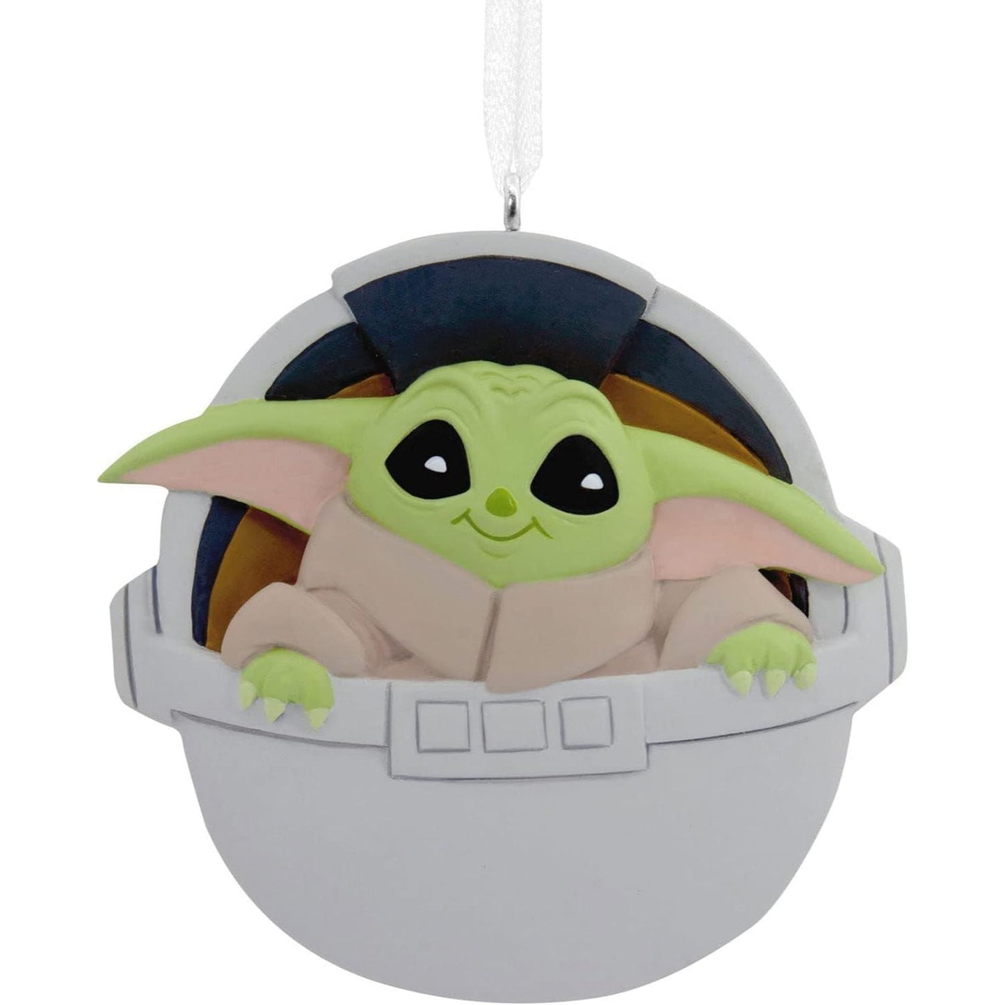 Star Wars: The Mandalorian Grogu in Hovering Pram Personalized Hallmark Ornament