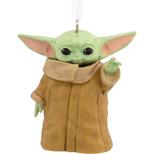 Star Wars: The Mandalorian The Child Grogu, May The 4th Be with You Hallmark Ornament