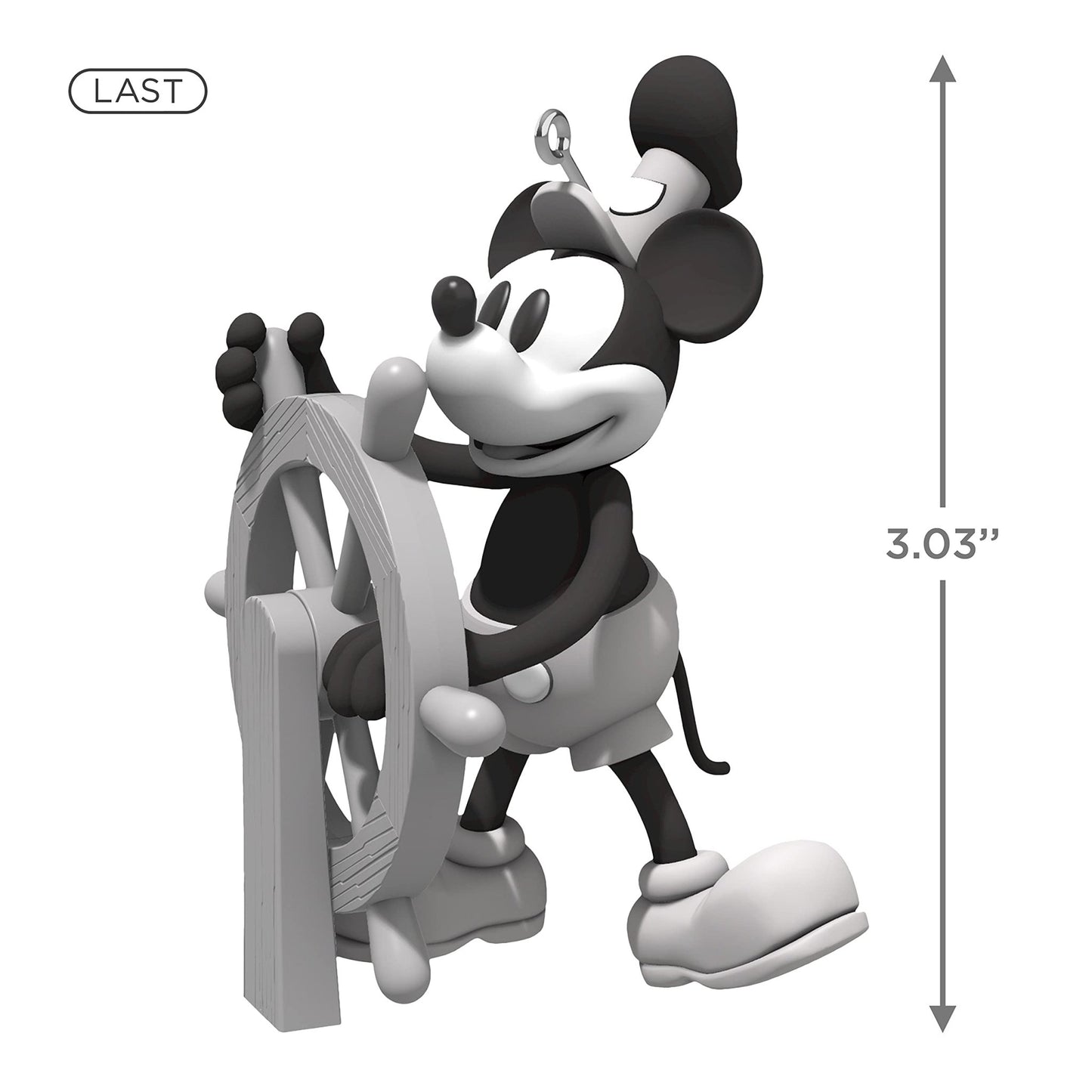 Steamboat Willie, Disney Mickey's Movie Mouseterpieces, 2021 Keepsake Ornament