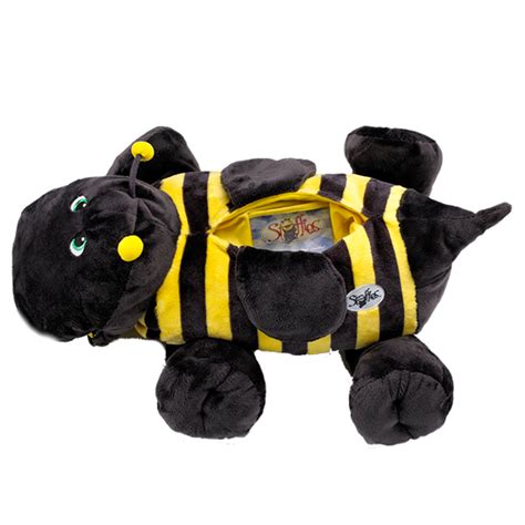 Stuffies Bizzy the Bee Zip Pockets Stuffed Toy