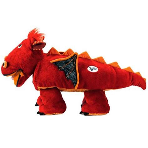 Stuffies Blaze the Dragon Zip Pockets Stuffed Toy