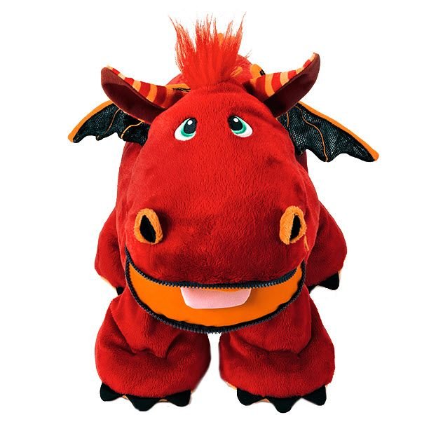 Stuffies Blaze the Dragon Zip Pockets Stuffed Toy