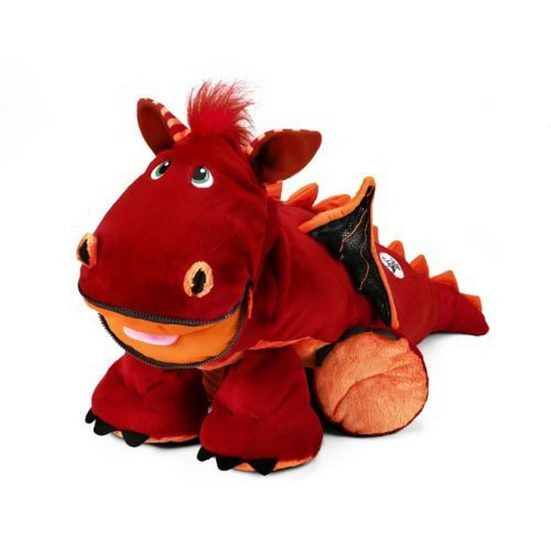 Stuffies Blaze the Dragon Zip Pockets Stuffed Toy