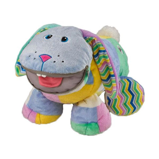 Stuffies Patches the Bunny Zip Pockets Stuffed Toy