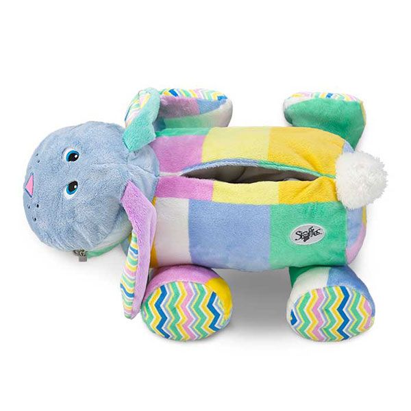 Stuffies Patches the Bunny Zip Pockets Stuffed Toy