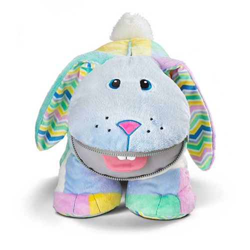 Stuffies Patches the Bunny Zip Pockets Stuffed Toy