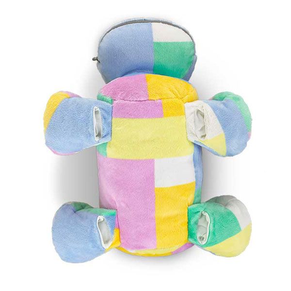 Stuffies Patches the Bunny Zip Pockets Stuffed Toy