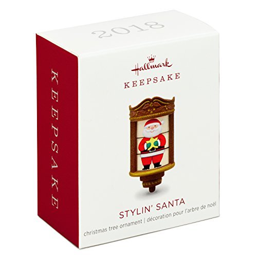 Stylin' Santa, Miniature 2018 Keepsake Ornament