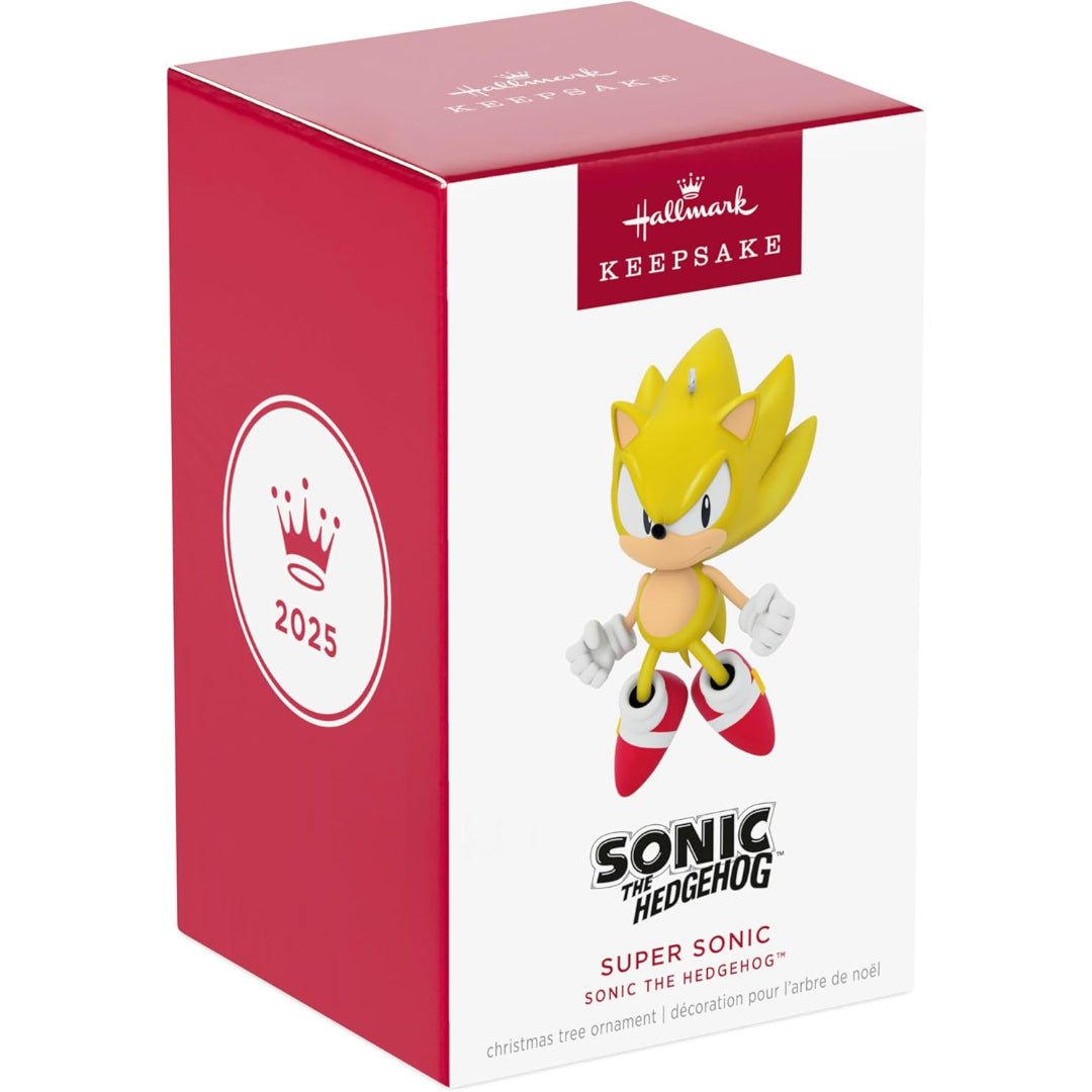 Super Sonic Sonic the Hedgehog 2025 Keepsake Ornament
