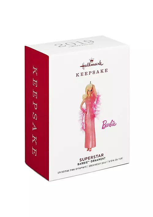 Superstar Barbie, 2019 Limited Keepsake Ornament