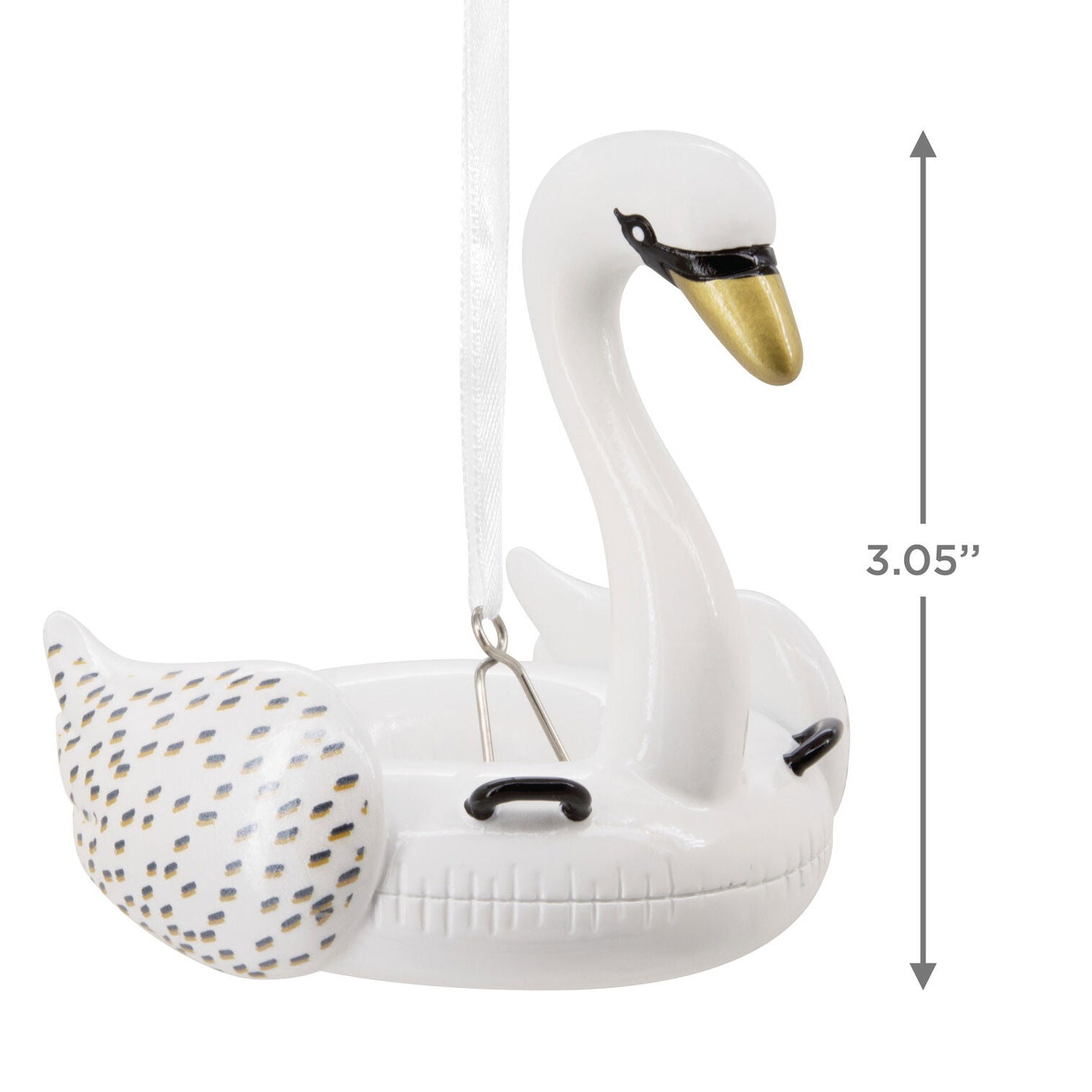 Swan Pool Float Hallmark Ornament