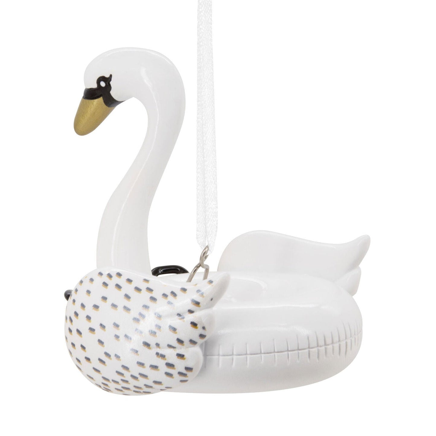 Swan Pool Float Hallmark Ornament