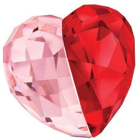 Swarovski Crystal Love Heart, Light Siam, Medium Figurine 1096728