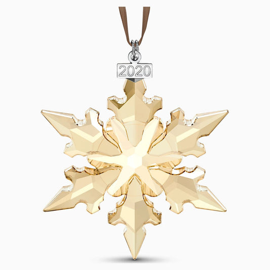 Swarovski Festive Snowflake, Gold, Annual Edition 2020 Ornament