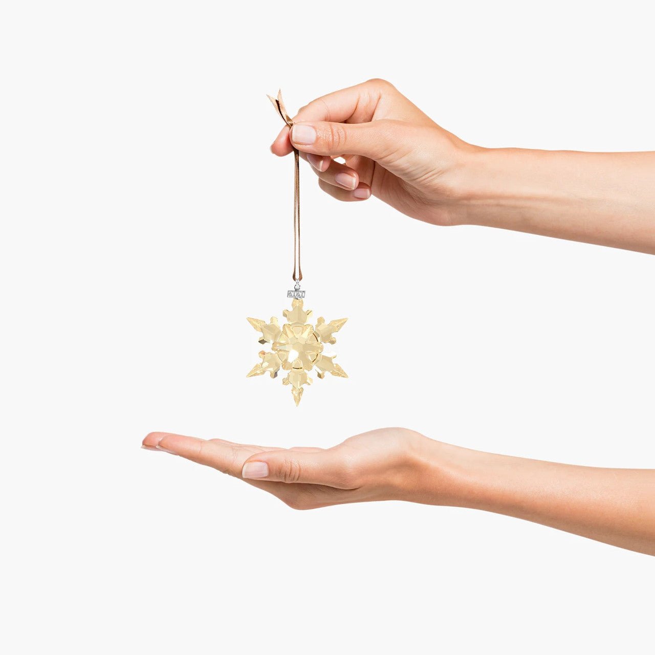 Swarovski Festive Snowflake, Gold, Annual Edition 2020 Ornament