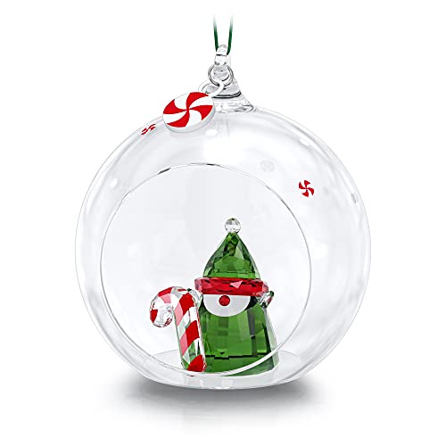 SWAROVSKI Holiday Cheers Crystal Santa’s Elf Ball Ornament