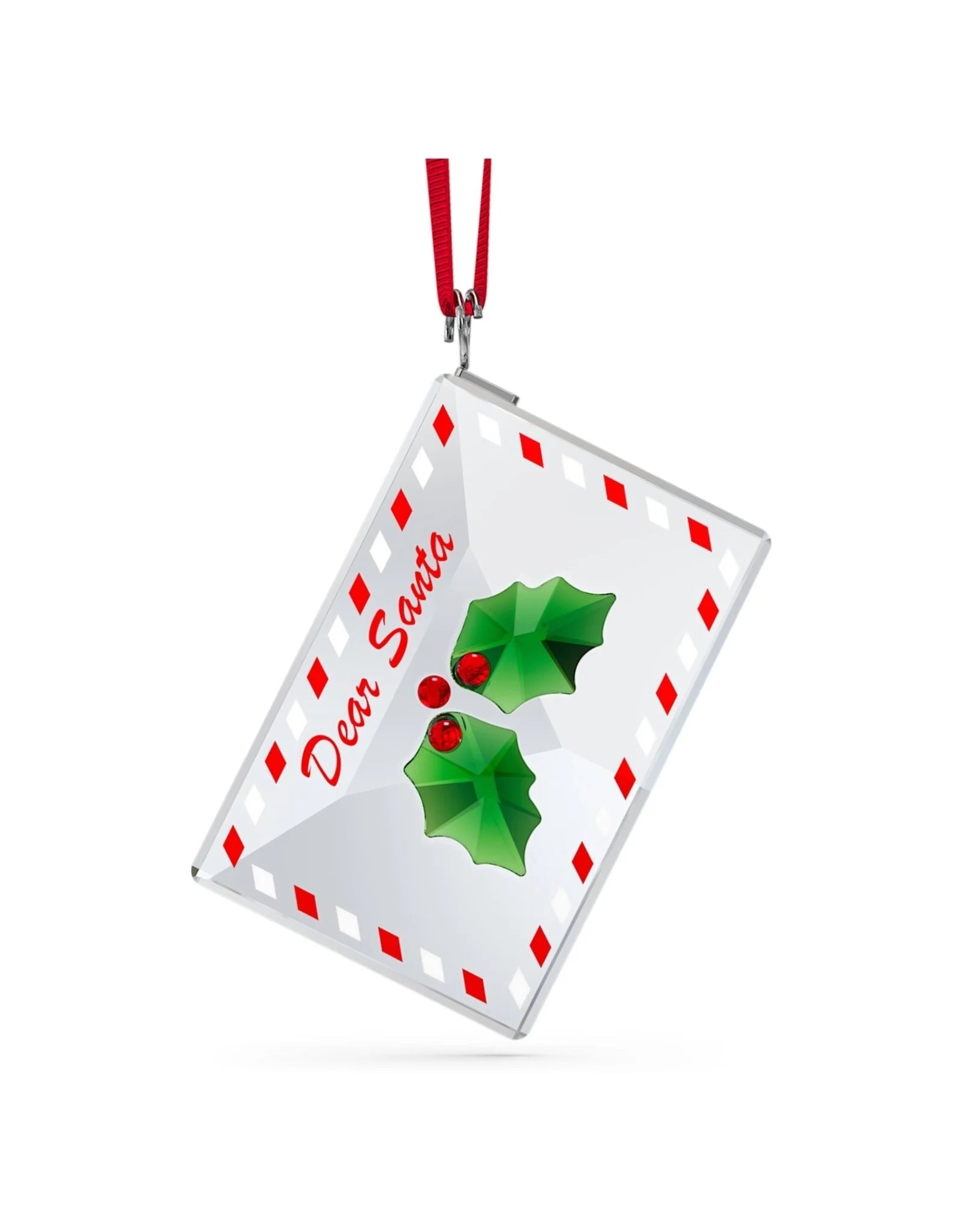 Swarovski Holiday Cheers Letter to Santa Ornament