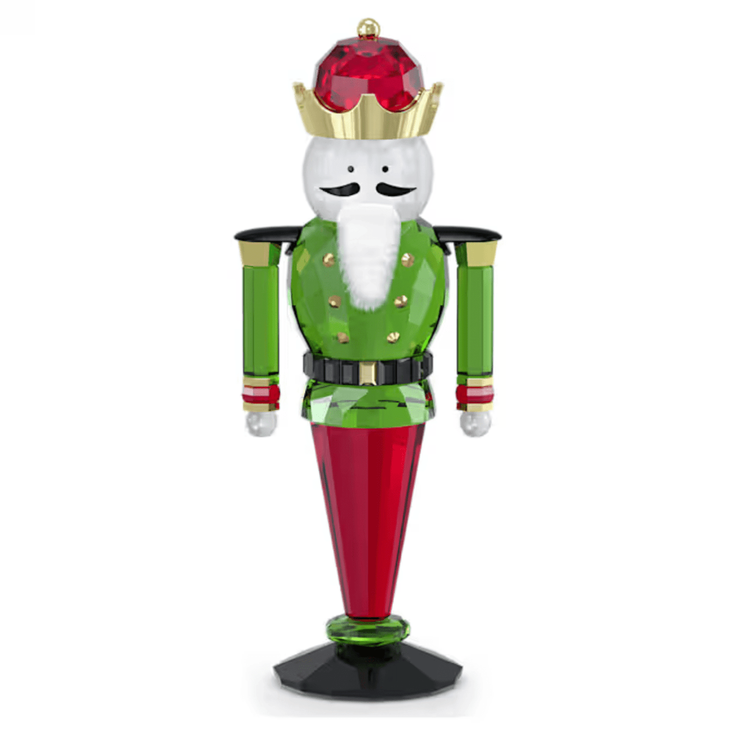 Swarovski Holiday Cheers Nutcracker Figurine, Green