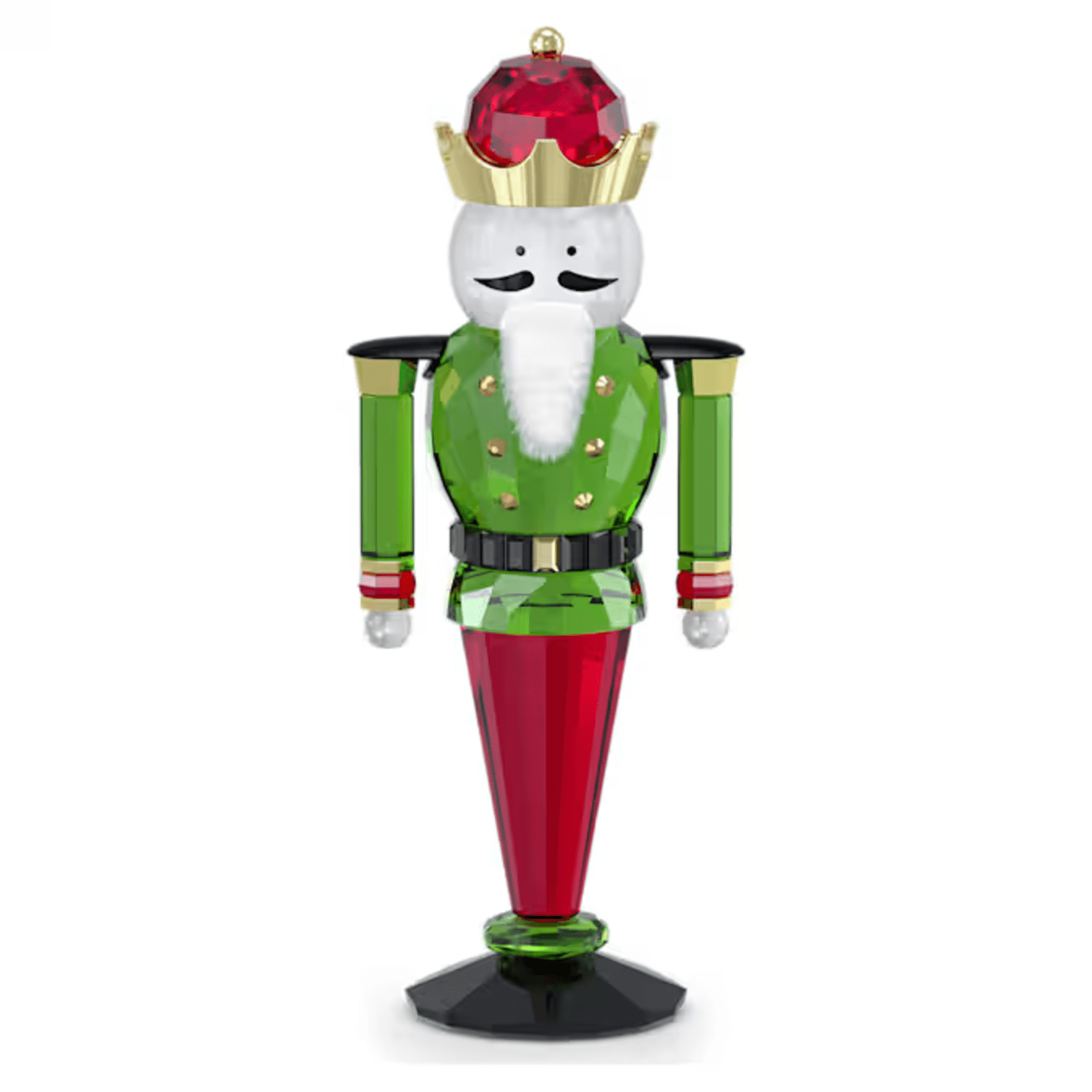 Swarovski Holiday Cheers Nutcracker Figurine, Green