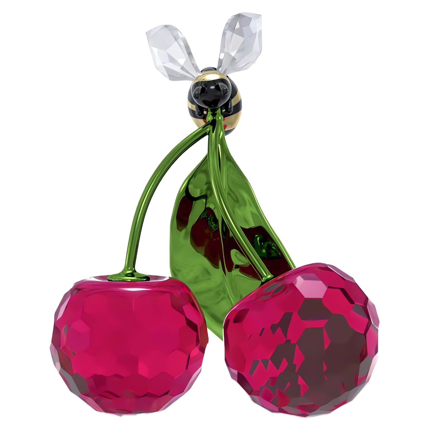 Swarovski Idyllia Bee and Cherry Figurine