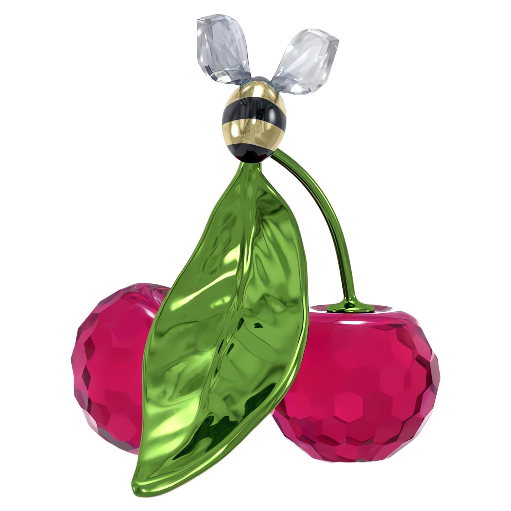 Swarovski Idyllia Bee and Cherry Figurine